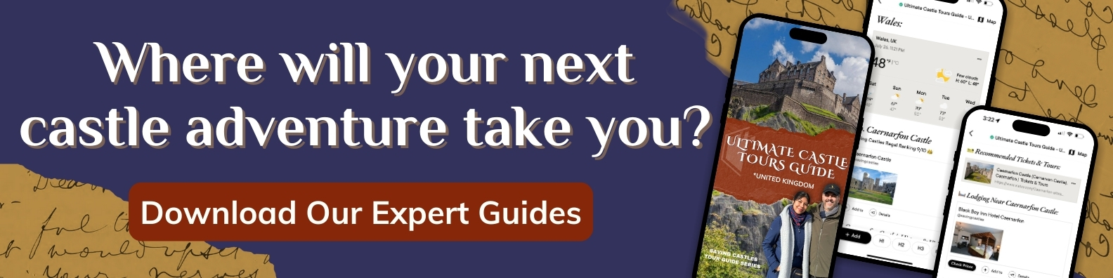 Guides touristiques pour sauver les châteaux