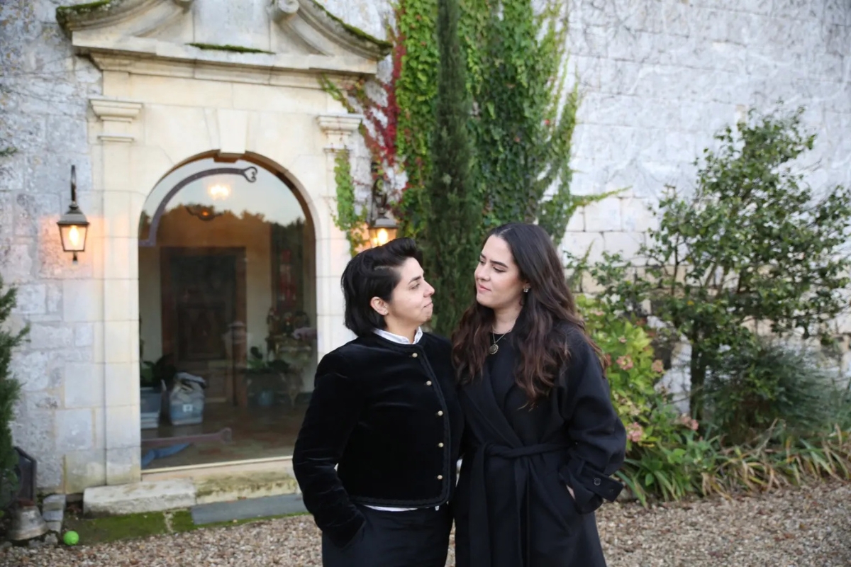 Couple de Brooklyn Château français