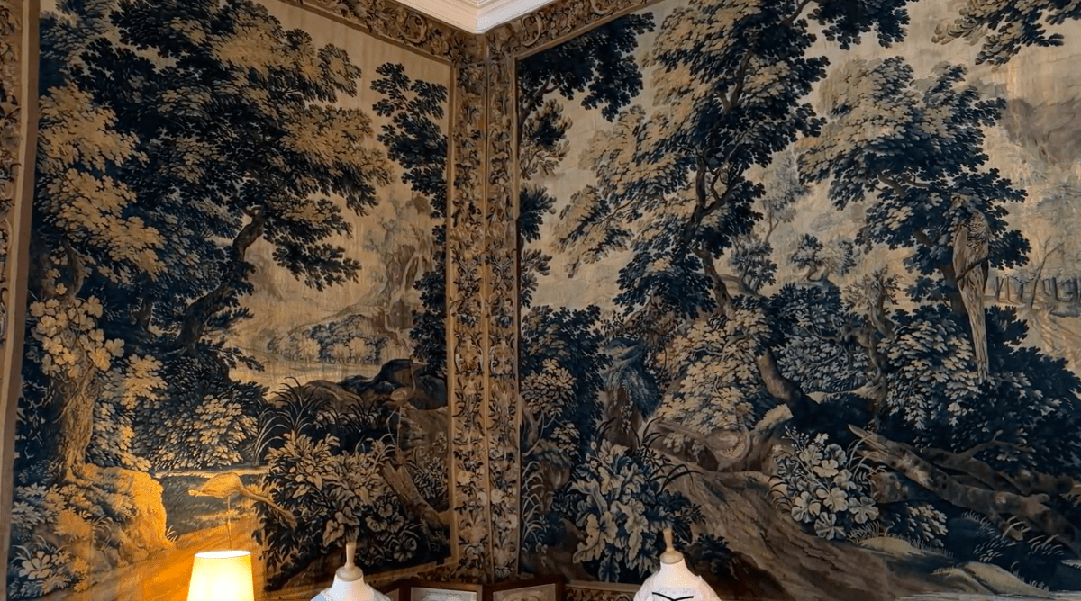 Forest theme tapestry Champchevrier