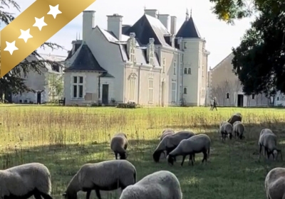 Chateau de Belebat in rural Loire Valley